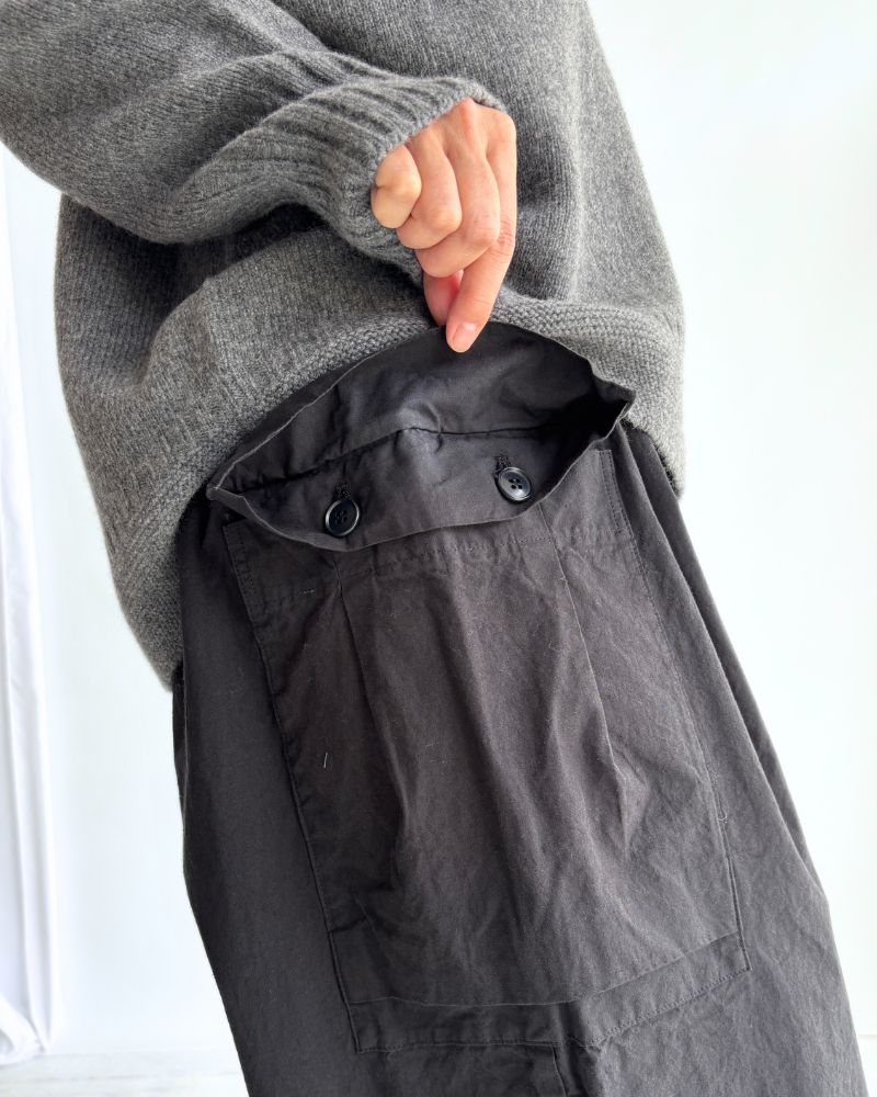 ユニセックスカーゴパンツ Black