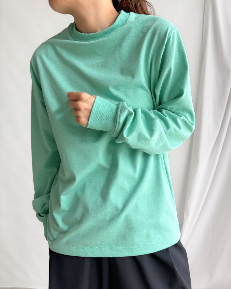 テンジククルーネックL/S TEE Mint