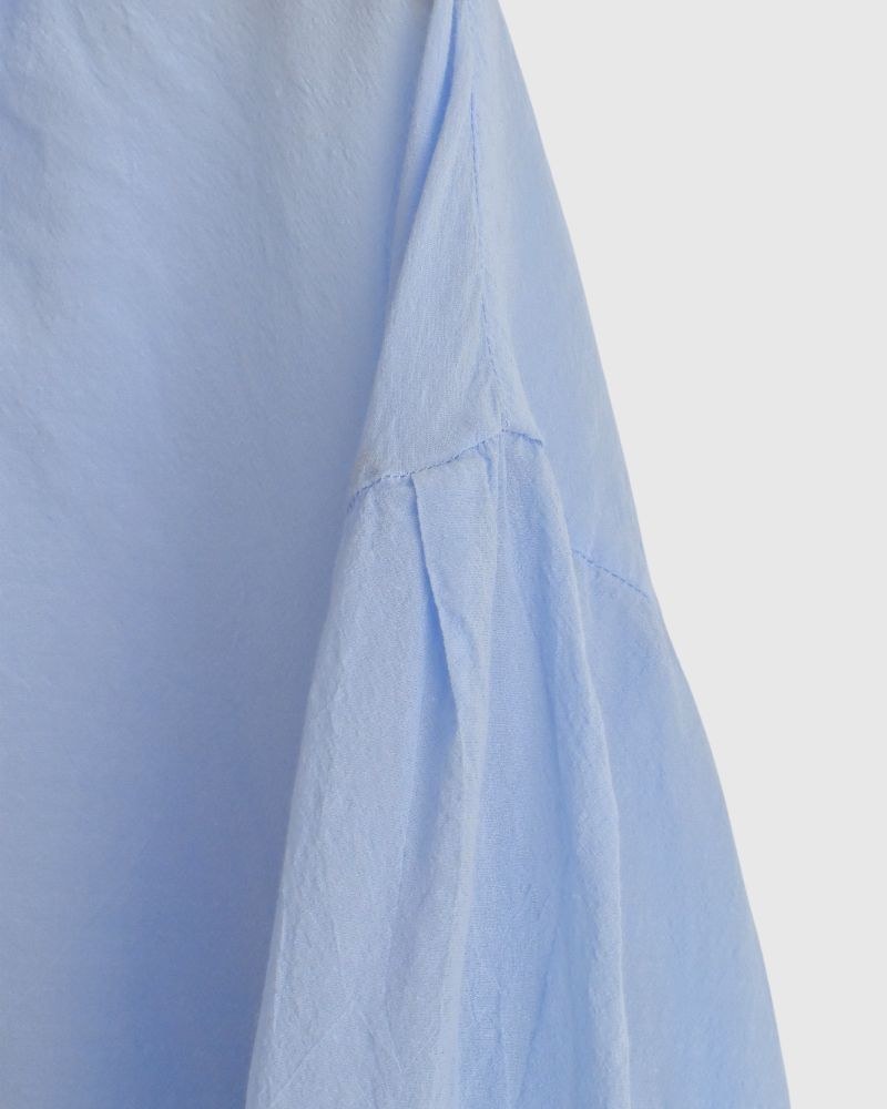 フリルブラウス Blue