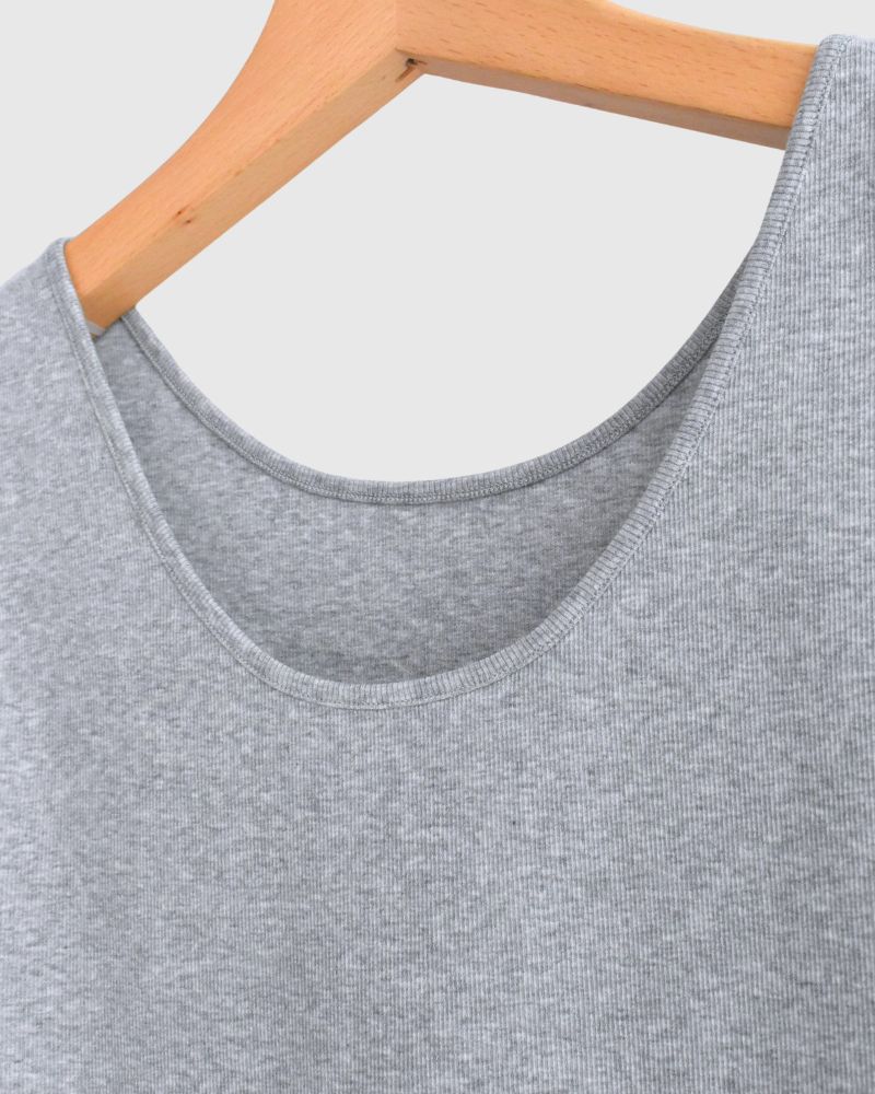 デジタルリブ タンクトップ