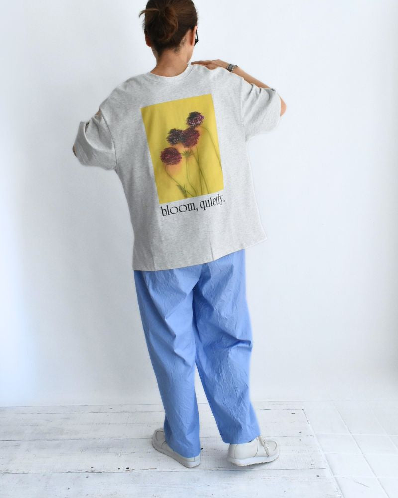 2Way プリントTシャツ AshGray