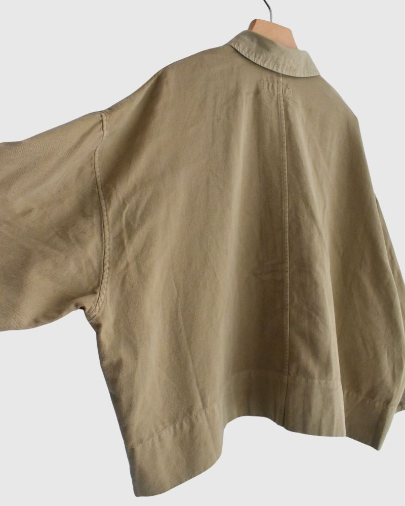 ソフトツイルシャツ Beige