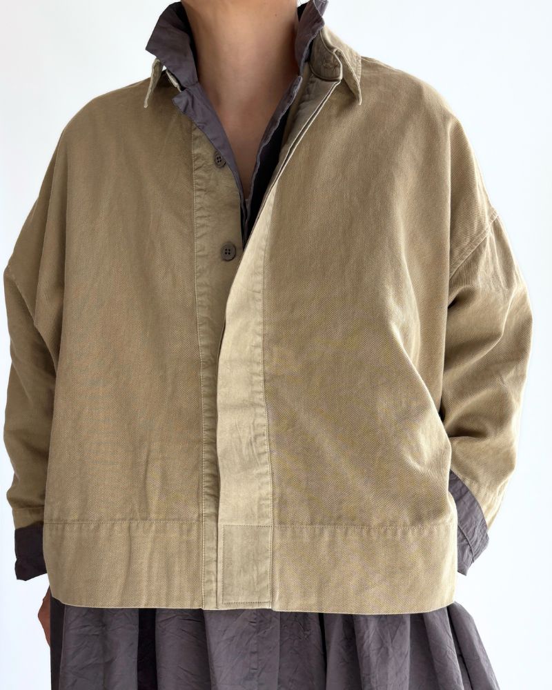 ソフトツイルシャツ Beige