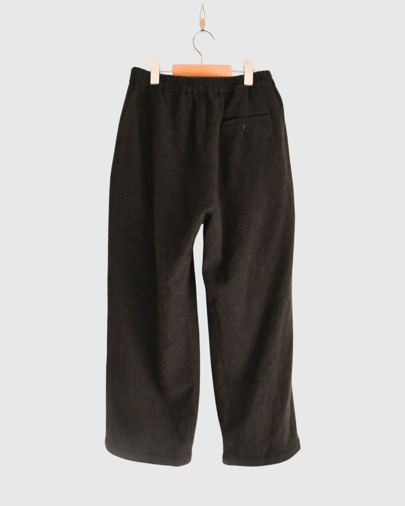 ウールタックパンツ Brown