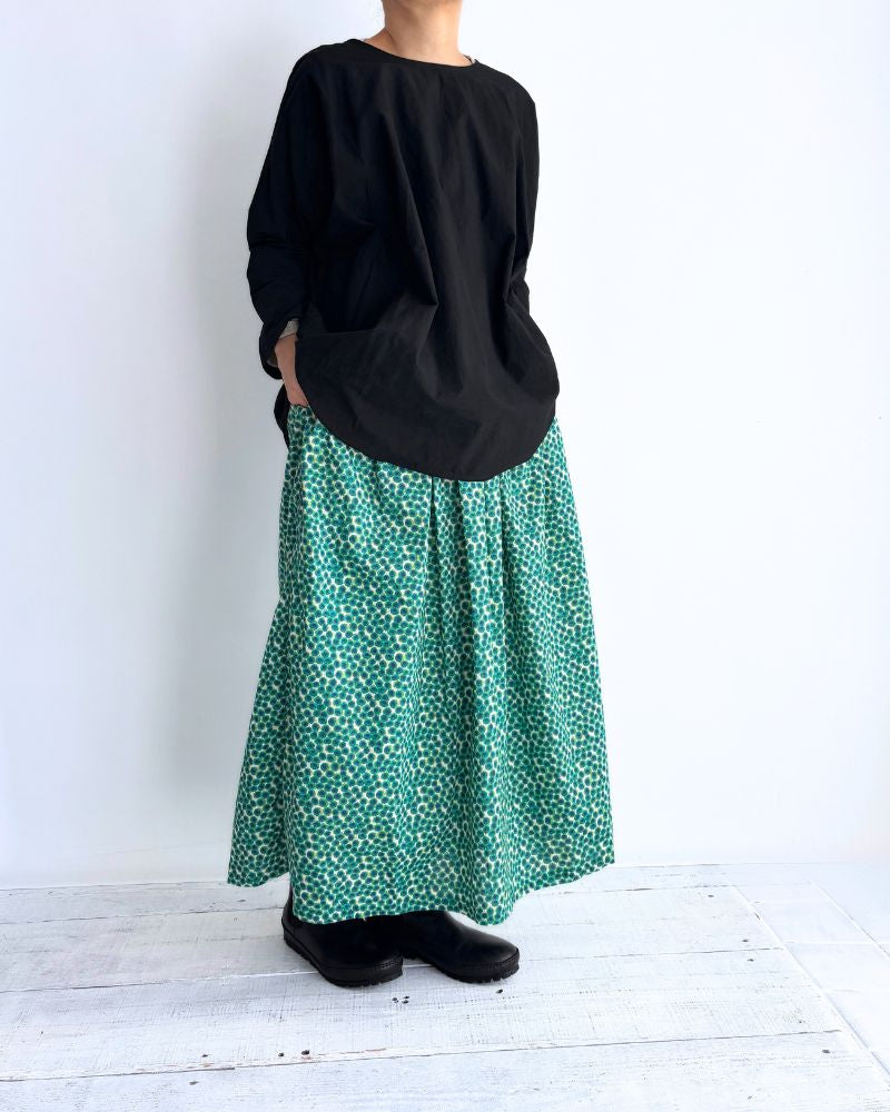 LIBERTYプリント スカート GreenFlower