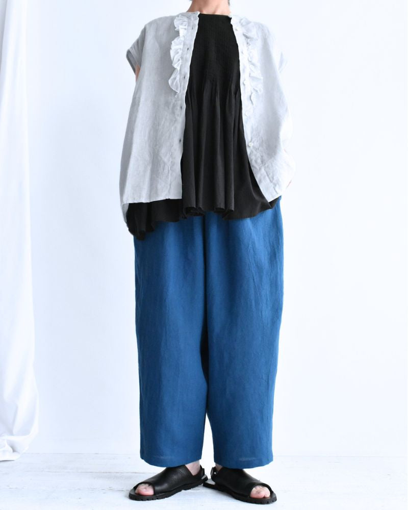 エッグパンツ（LINEN/RAMY） Blue