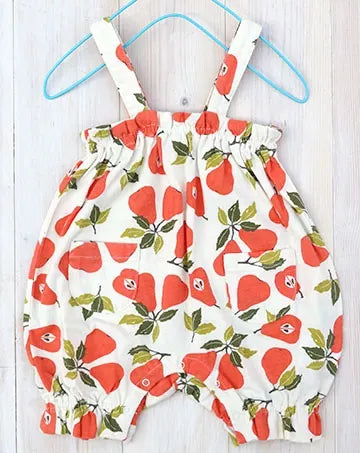 【sale】ペールロンパース　salmon　70cm