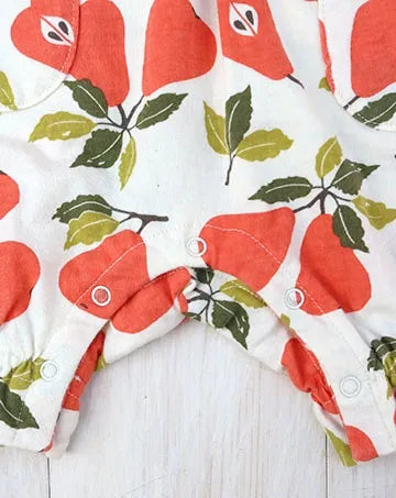 【sale】ペールロンパース　salmon　70cm