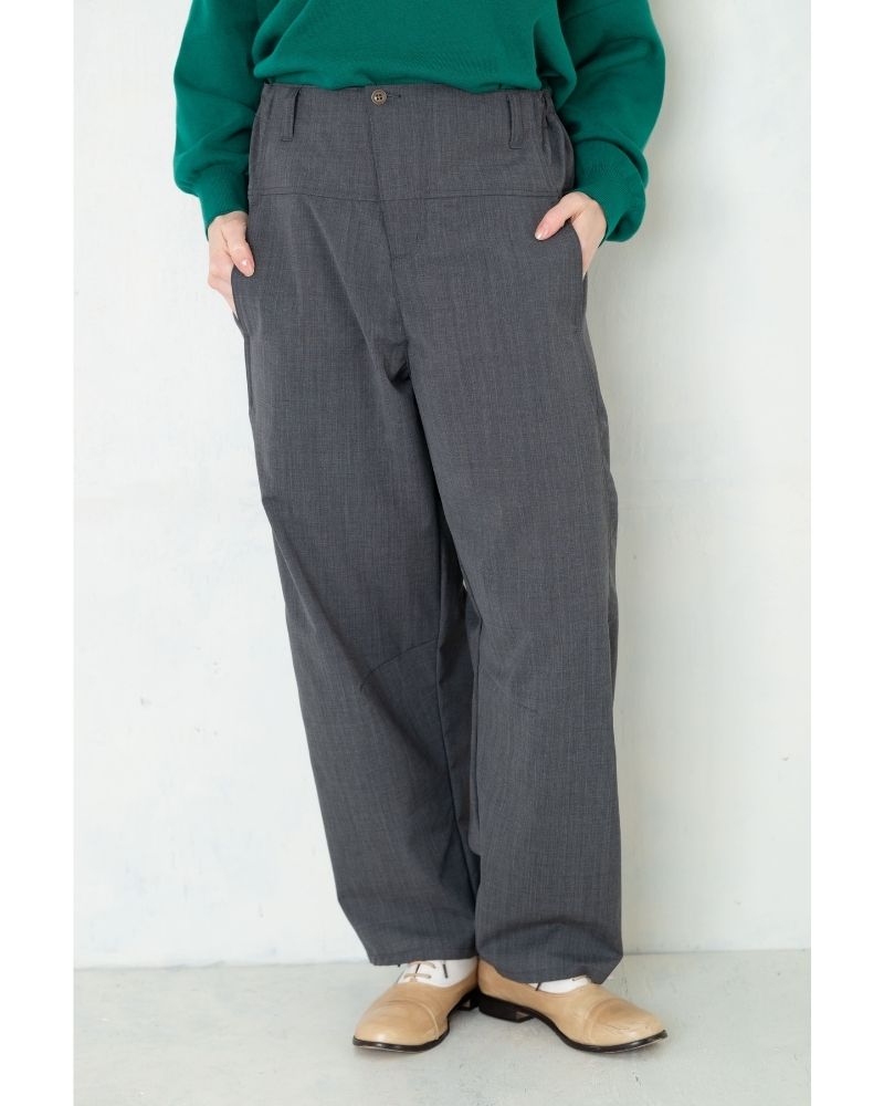 【予約】A/W TP078 ウーステッドウールのわがままパンツ（9月）