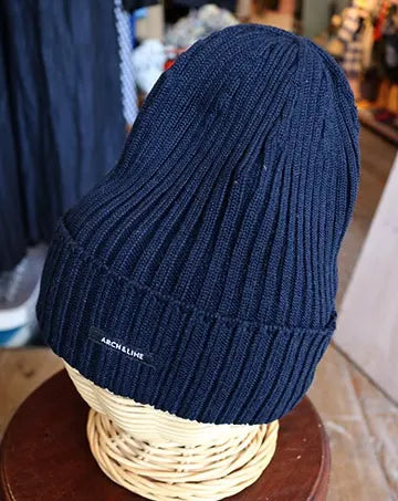 【sale】COTTON KNIT CAP Navy