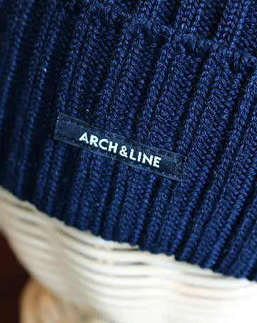 【sale】COTTON KNIT CAP Navy