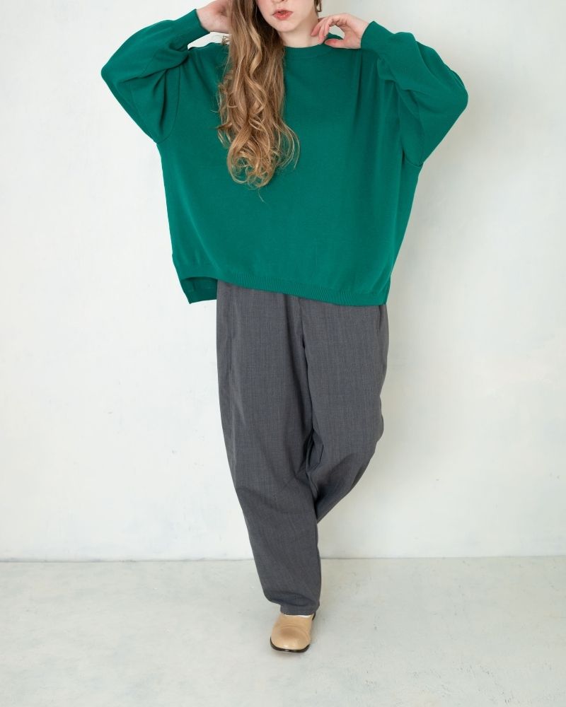【予約】A/W TP078 ウーステッドウールのわがままパンツ（9月）