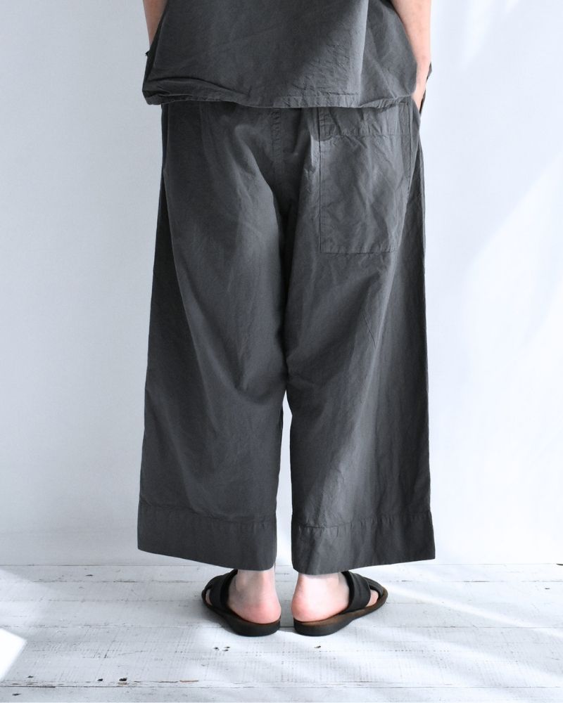 シュリンクワイドパンツ Gray