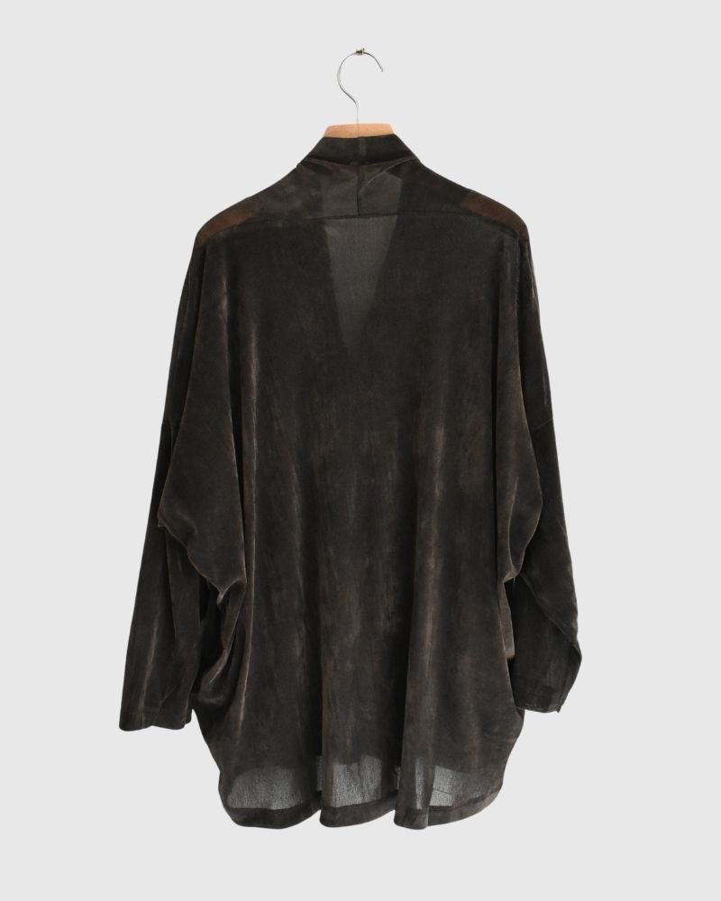 TULLE FLOCKY カーディガン DarkBrown