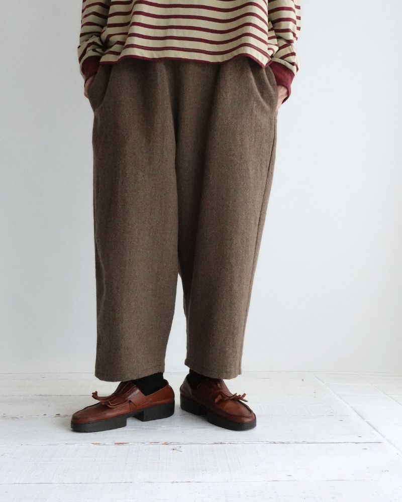 ウールパンツ Brown