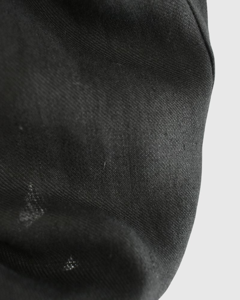 サルエルワイド ショートレングスパンツ Black