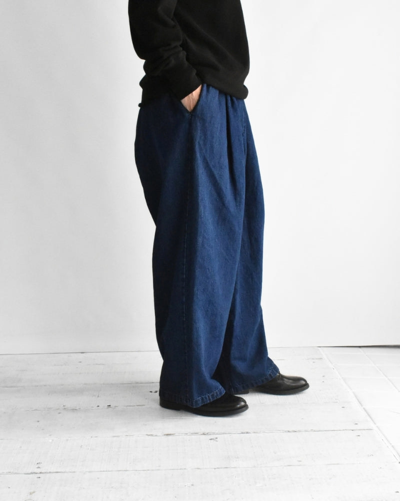 デニムタックパンツ StoneWash