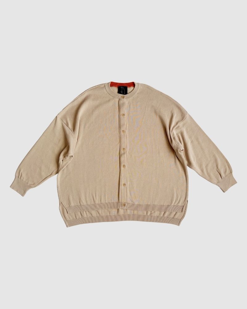 【予約】A/W TT166b コットンでできたニットカーディガン（8月）