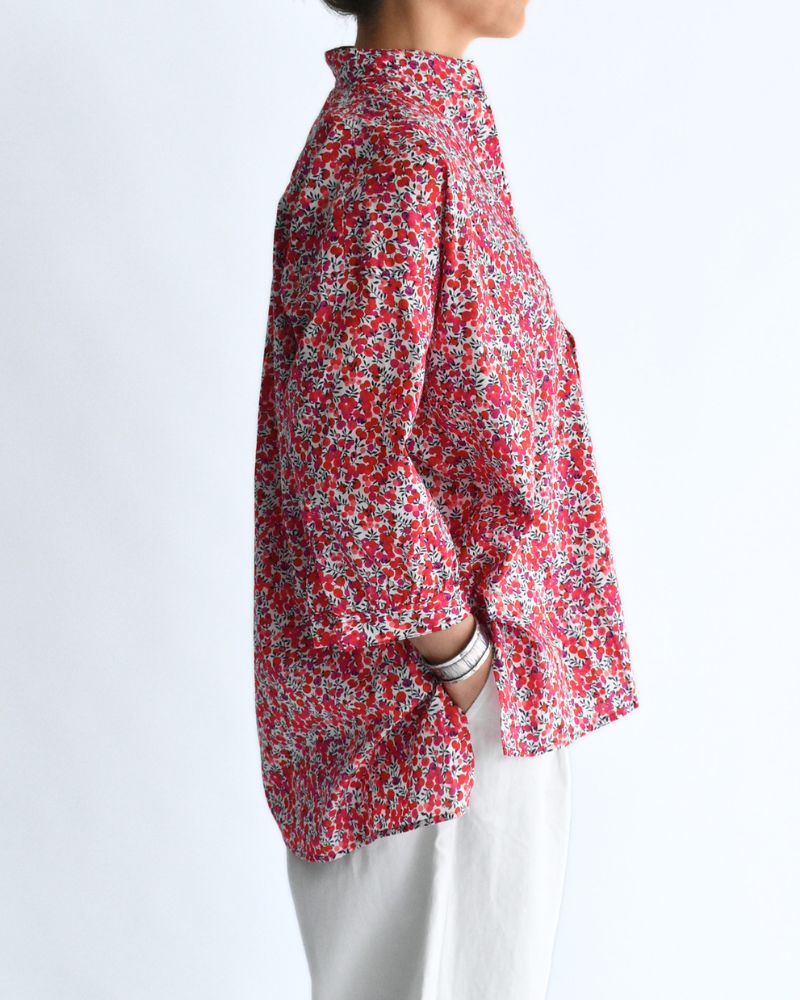 スキッパーシャツ（LIBERTY） WiltshireRed