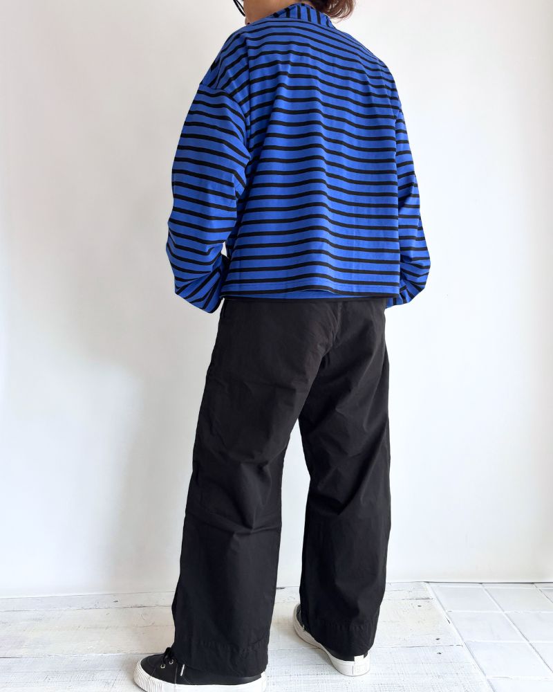 taco cotton ボーダータイ RoyalNavy/Black