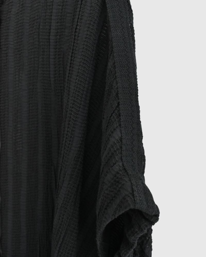 ワイドスクエアブラウス Black