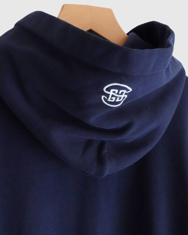 ウラケ GRVYCLRS アップリケ パーカー (MENS) Navy