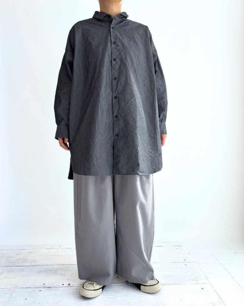 タイムレスロングシャツ Indigo