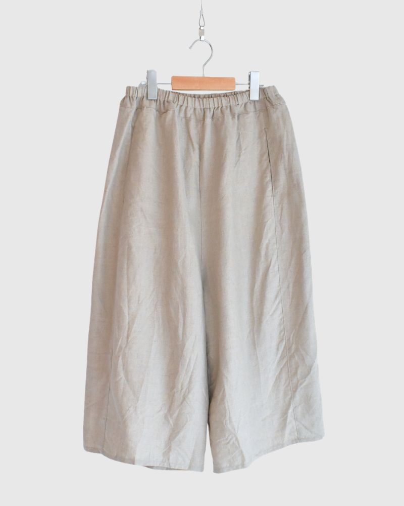 リネン オバールパンツ Beige
