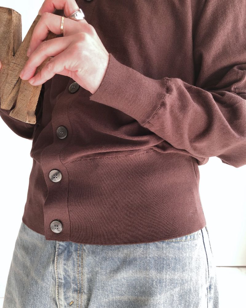ボレロカーディガン DarkBrown