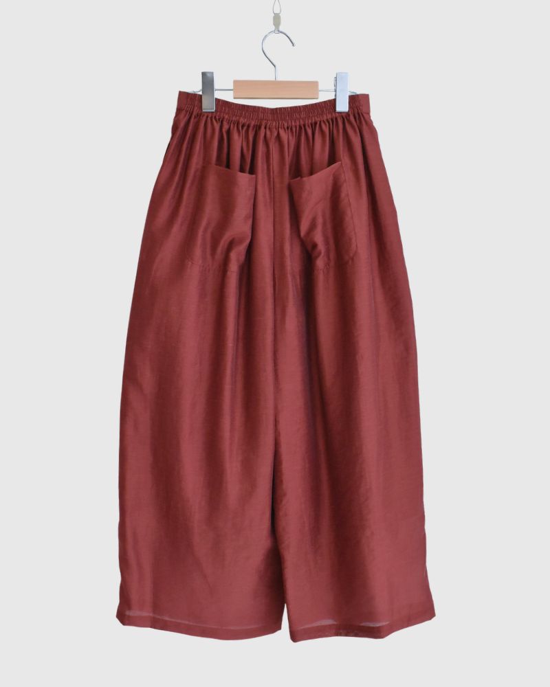 シアーボリュームパンツ RedBrown