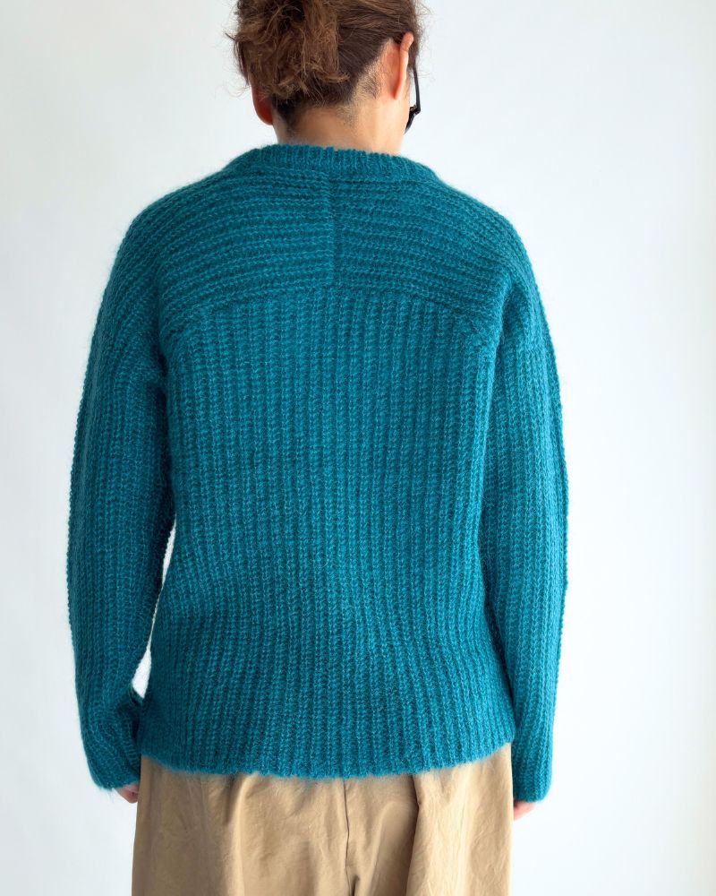 モヘアプルオーバー Turquoise