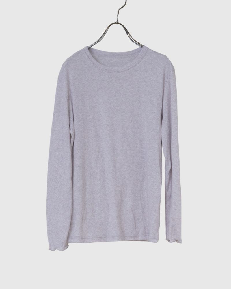 【予約】S/S G1151 COTTON CASHMERE L/S PULL OVER（2月初旬 – 2月中旬）
