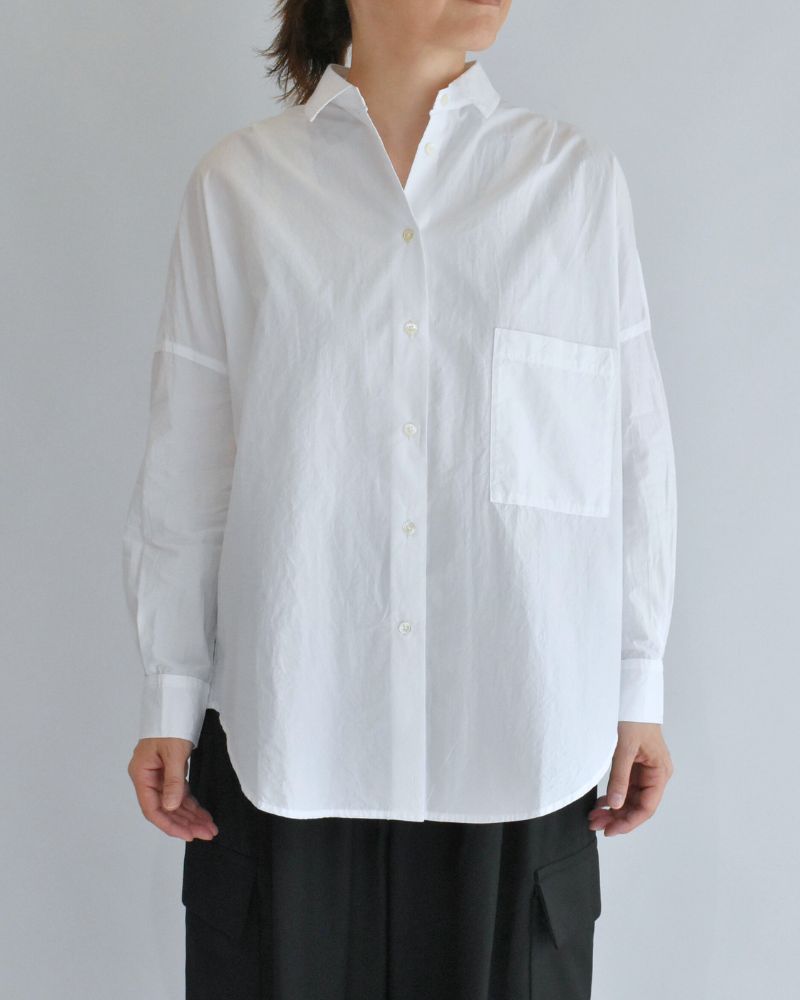 タックコクーンシャツ White