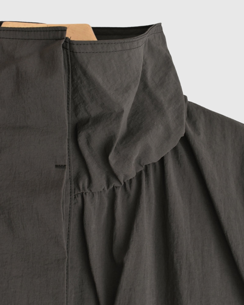 ファンネルネックジャケット Brown