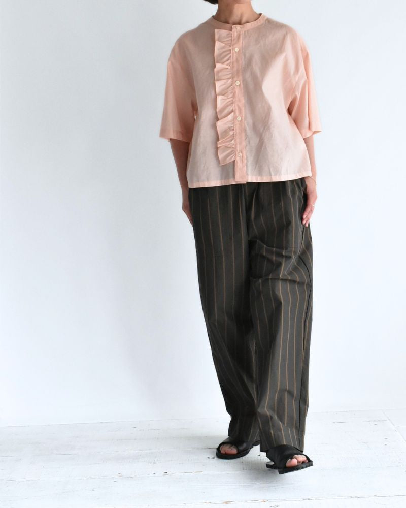 HARBY-W イージーパンツ Brown/St