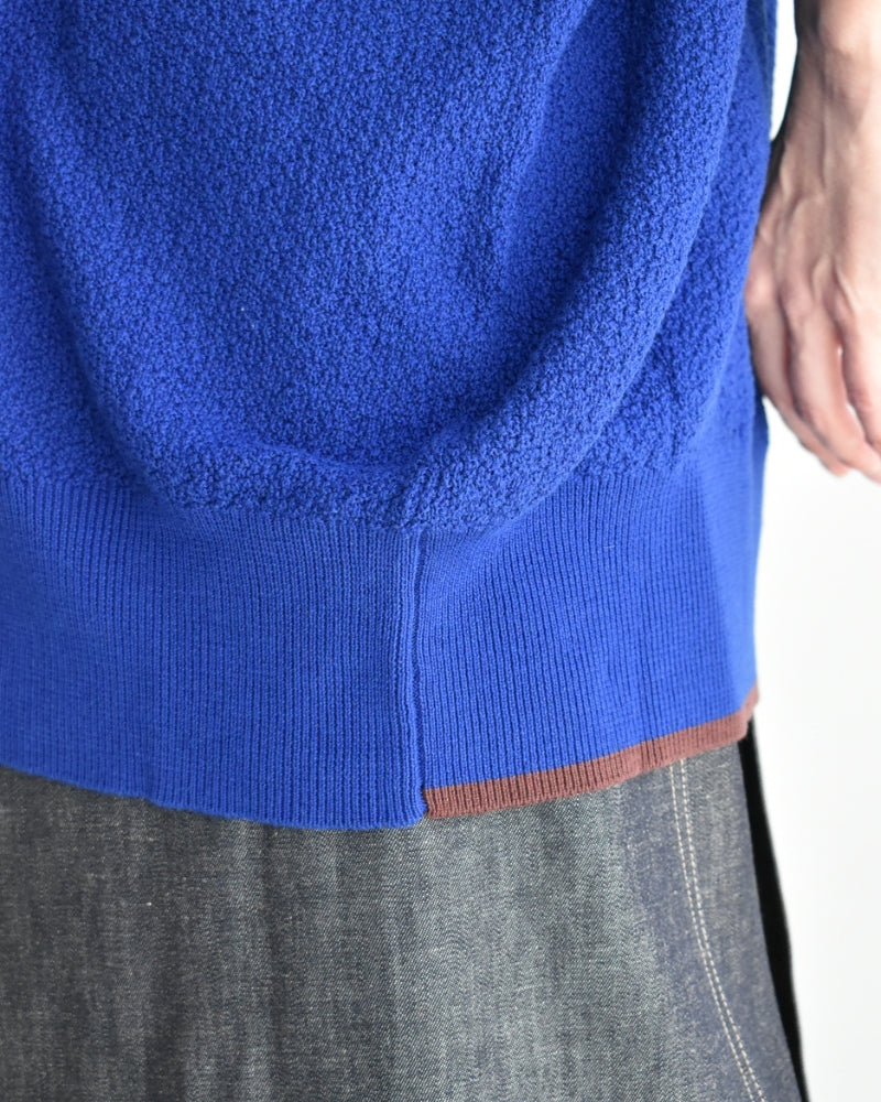 【sale】リンクス ニットトップ 'JAQ2' Blue