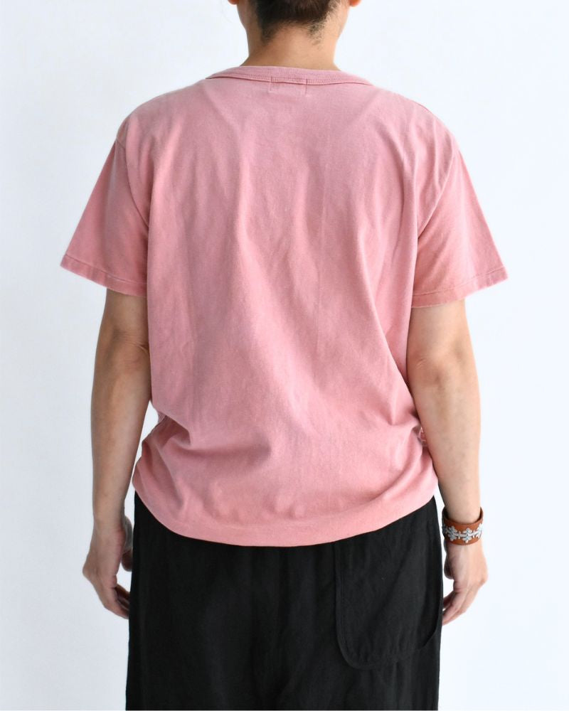 ビンテージコットン天竺 ALL GOOD Tシャツ (LADIES) Pink