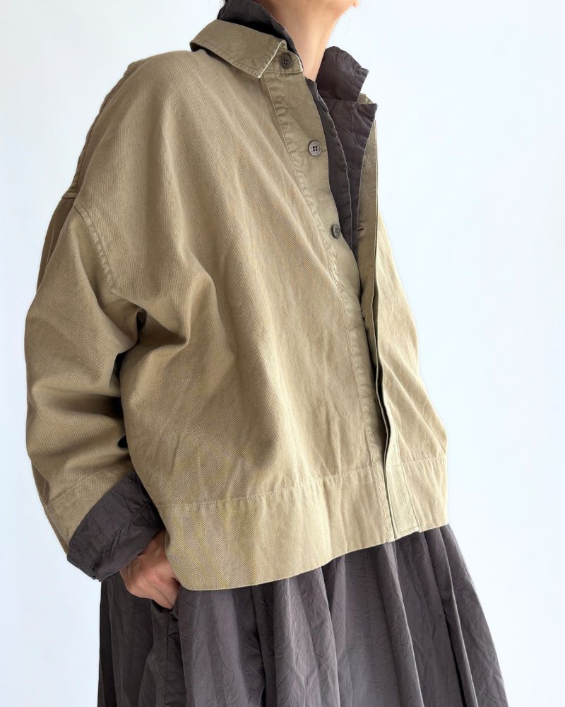 ソフトツイルシャツ Beige