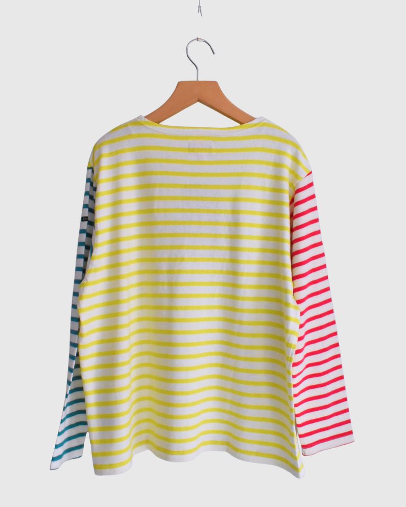【sale】ボーダーテンジク ボートネック TEE Crazy　01,02