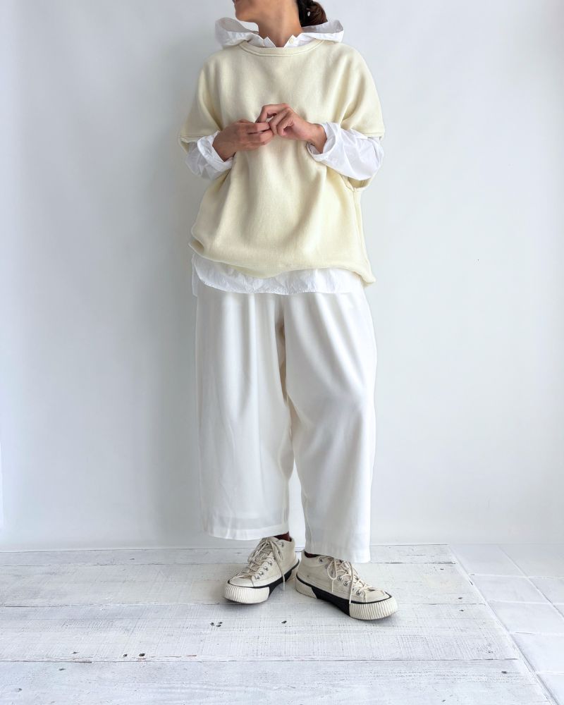 ルーズシルエットイージーパンツ 'PESH TR' OffWhite