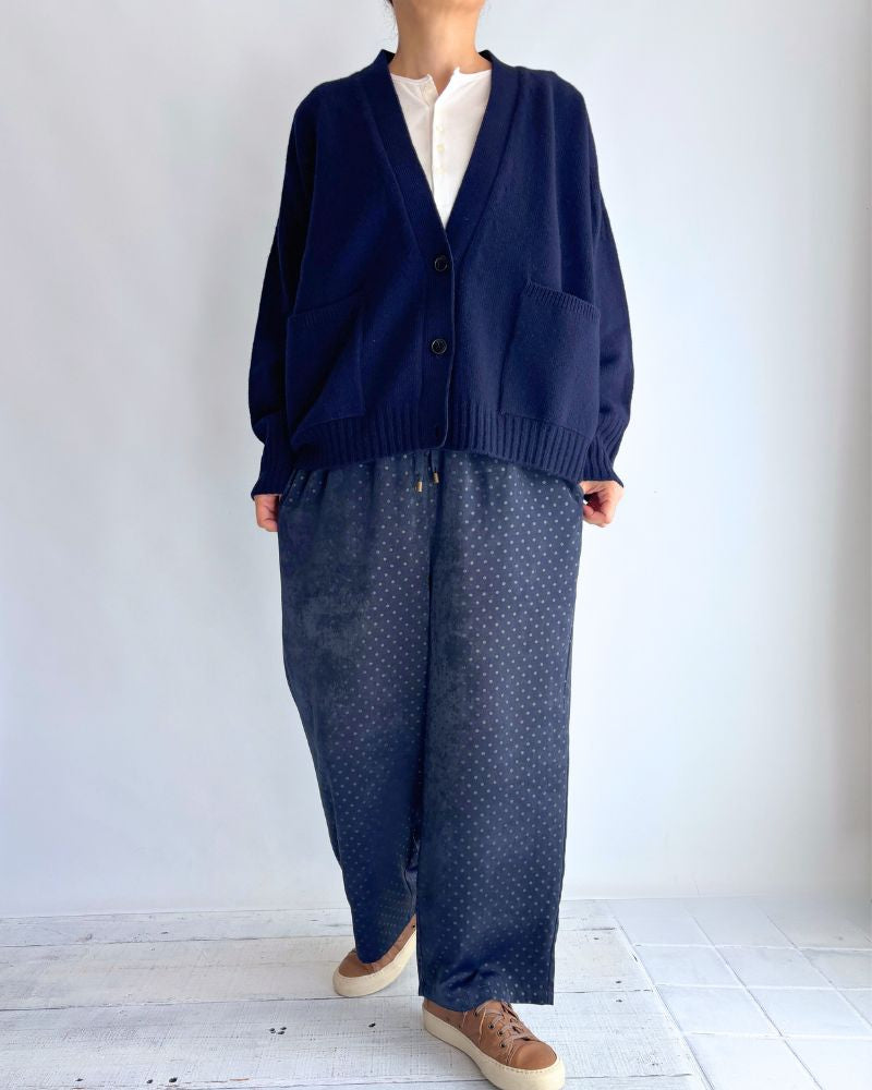 エンボスドットパンツ 'SONK' Navy