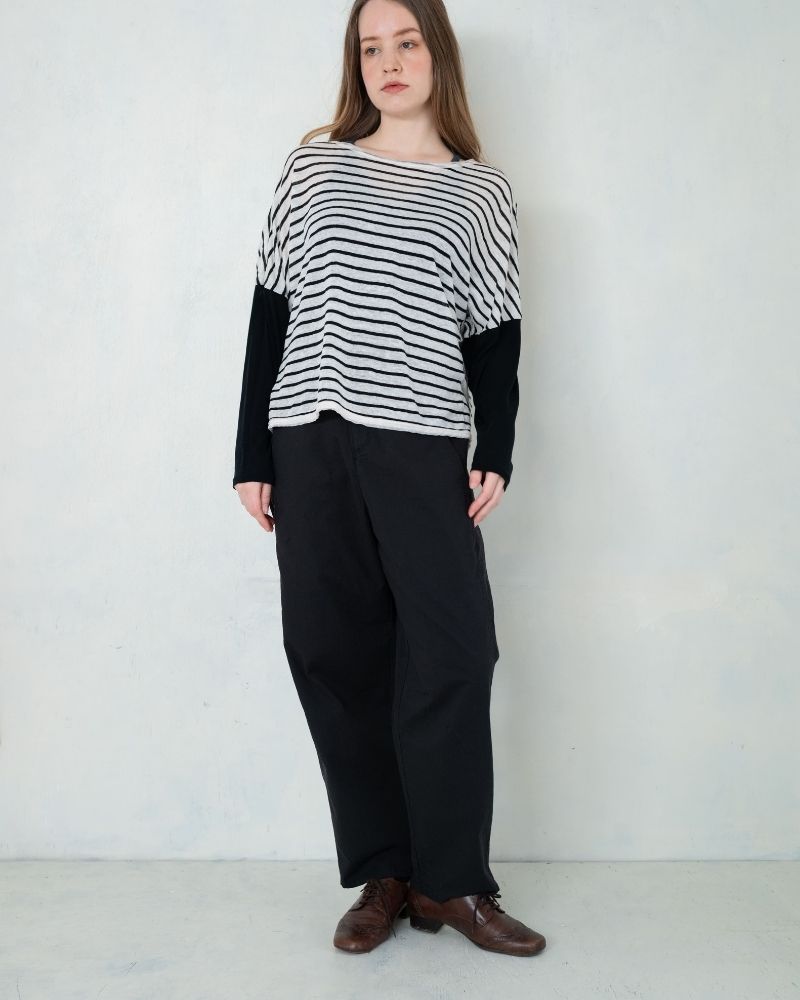 【予約】A/W TP079 黒のわがままパンツ（9月）