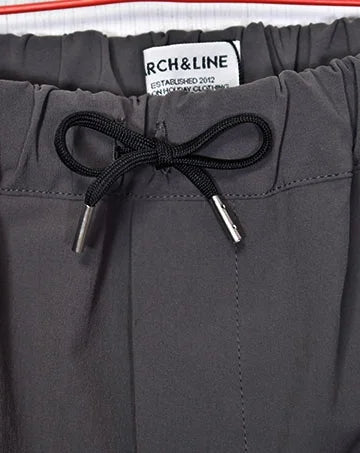 【sale】COOL&4WAY STRETCH CROPPED PANTS Charcoal　120cm,130cm