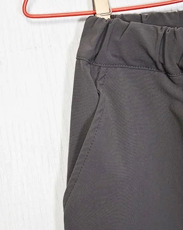 【sale】COOL&4WAY STRETCH CROPPED PANTS Charcoal　120cm,130cm