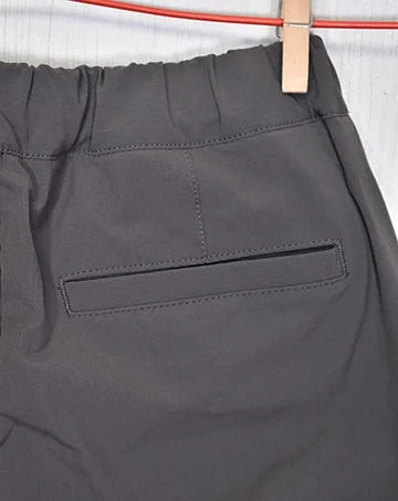 【sale】COOL&4WAY STRETCH CROPPED PANTS Charcoal　120cm,130cm