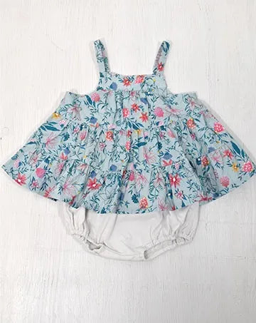【sale】フローチェキャミセット  sage 80,90cm