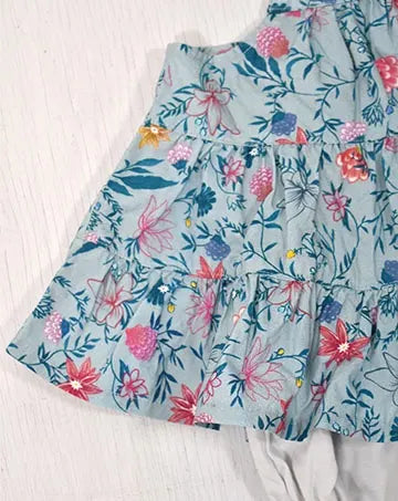 【sale】フローチェキャミセット  sage 80,90cm