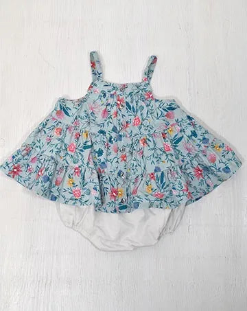 【sale】フローチェキャミセット  sage 80,90cm