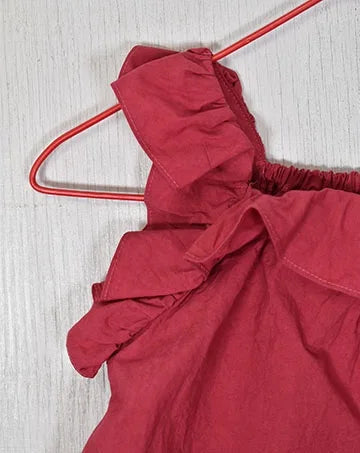 【sale】イザベレロンパース　red　70cm,80cm