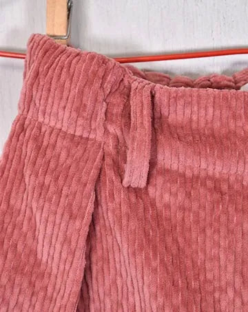 【sale】WEAVY CORDUROY STRETCH PANTS Pink　140cm